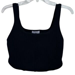 Aritzia Babaton Sculpt Knit Bustier Crop Tank Top